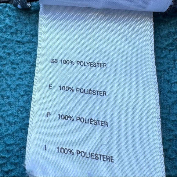 The North Face Teal Hooded Zip Fleece Jacket TKA 100 Sz XL - Picture 8 of 13